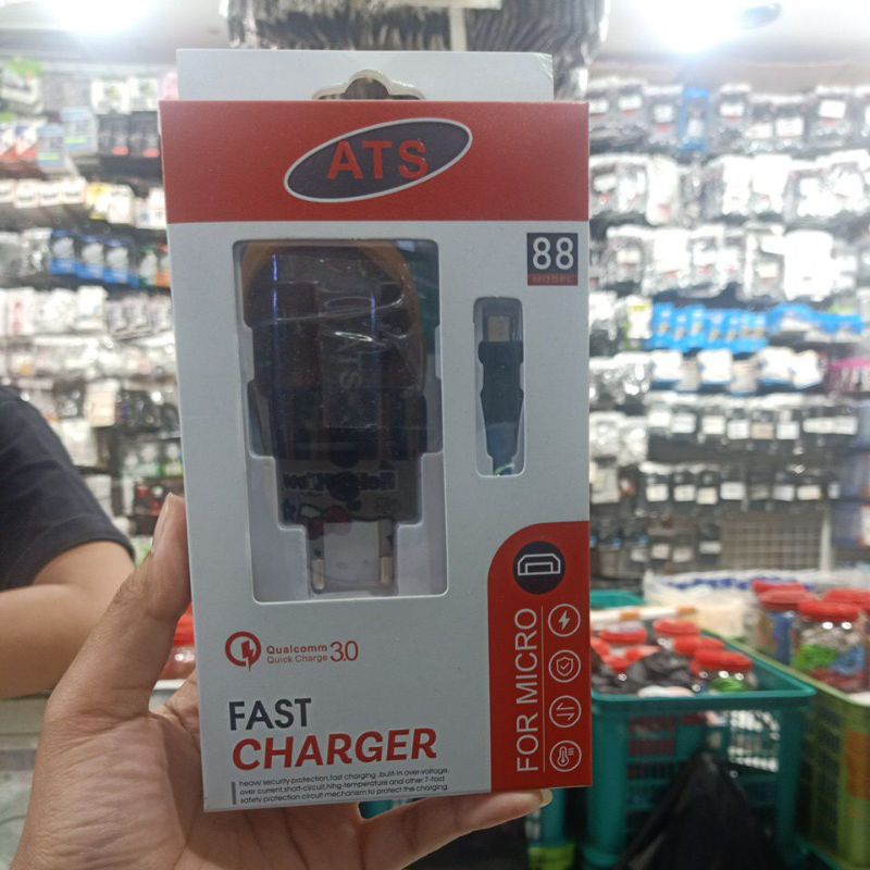 Charger mikro USB ATS-88 Qualcomm Quick Charge 3.0