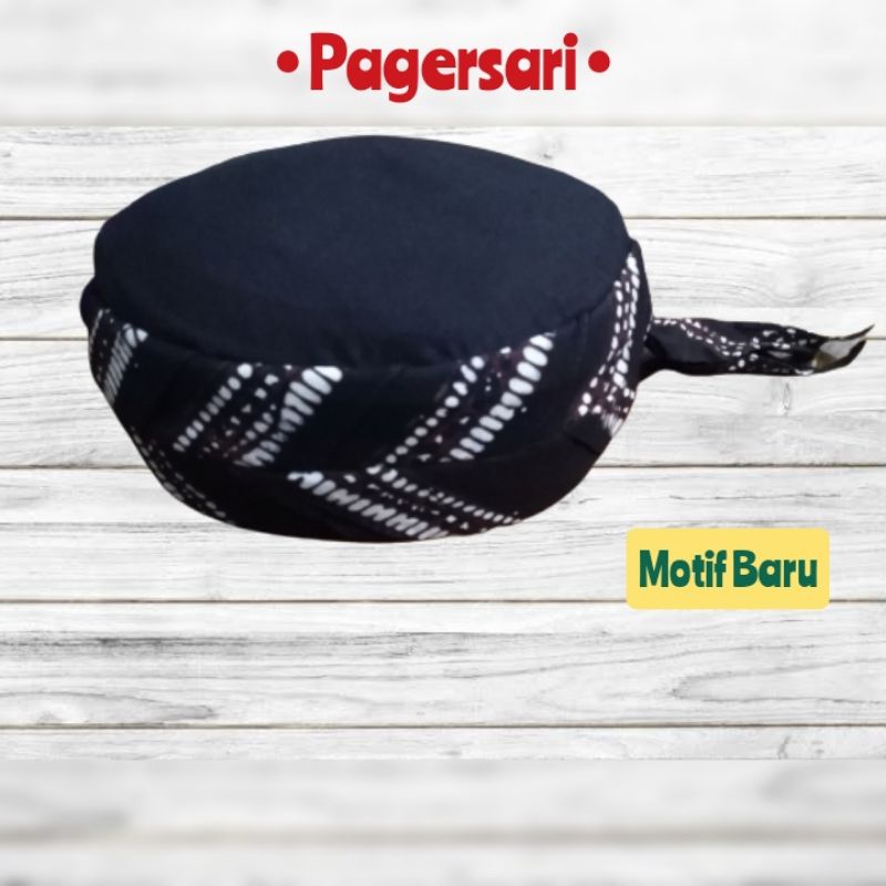 PECI BATIK JOGOKARIYAN MOTIF PAGERSARI | songkok kopyah udeng asli original