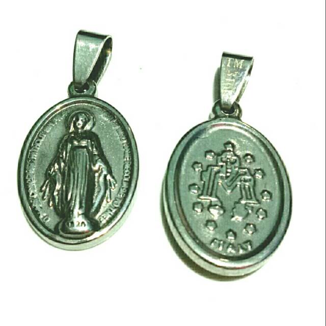 Medali wasiat Maria titanium anti karat