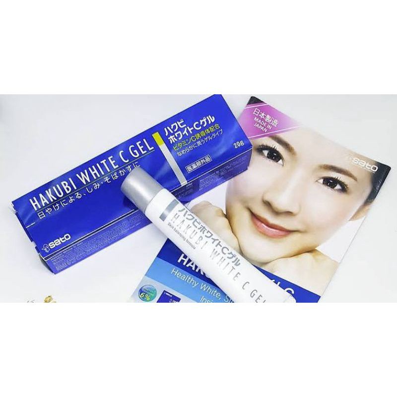 Hakubi white c gel healthy white stuning bright (atasi flek hitam)