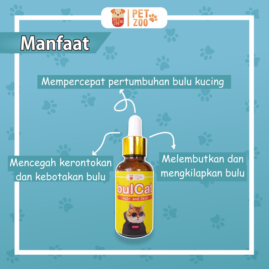 BULCAT Vitamin Kucing Vitamin Kucing Rontok Nutri Cat Penumbuh Bulu Kucing Vitamin Hewan Nutri-Plus Gel