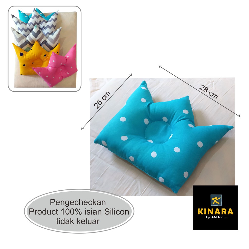 Bantal Peyang Crown Bayi Premium