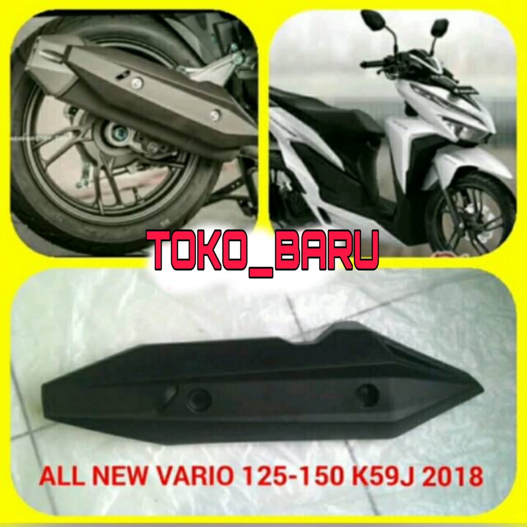 tutup tameng knalpot standart motor Vario all new 150 2018-2021