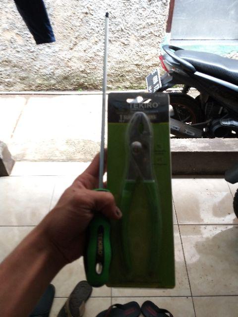 Tang Bongkar Pasang 6 ~ 8 Inch / Slip Joint Pliers Tekiro ( Jepit / Bengkok / Patah )