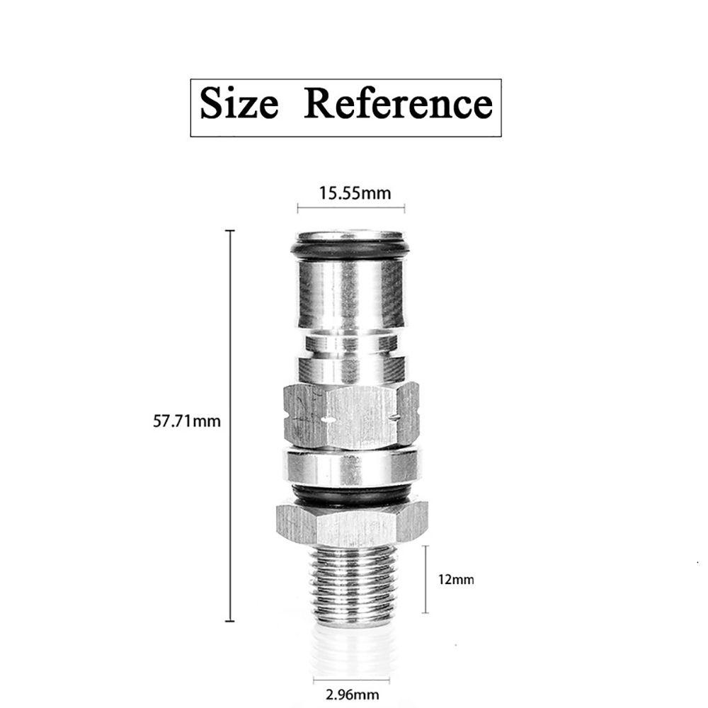 Solighter19/32-18 Ball Lock Post1/4inch Tong Adaptor Tong Bir Stainless Steel Homebrew