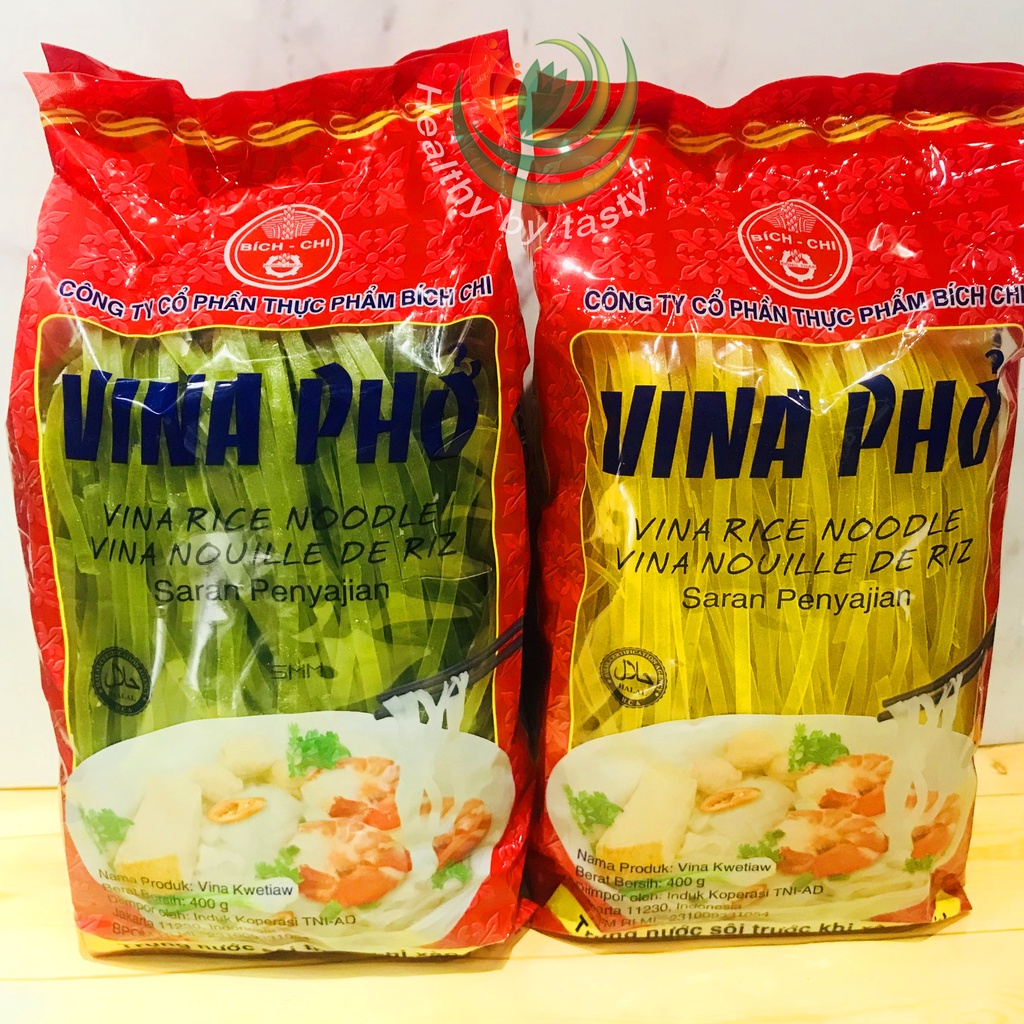 Vina Pho Rice Noodle Vietnam Vina Kwetiaw Mie Beras 400gr halal