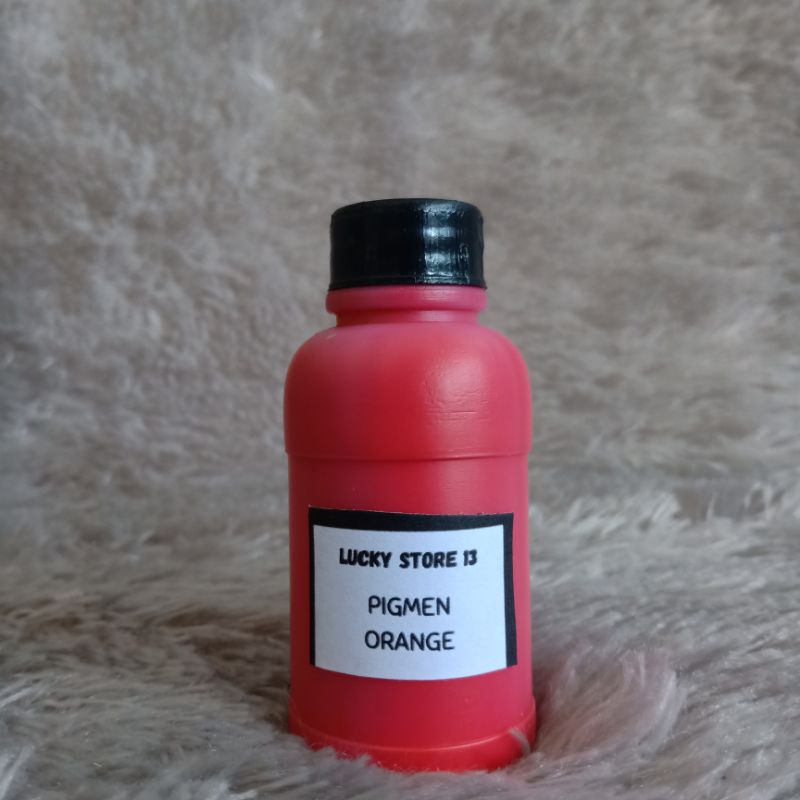 PIGMEN 60GR ORANGE Oranye Besar Pewarna Sablon Color Colour Bundle Slime Clay DIY Waterbased Tie Dye