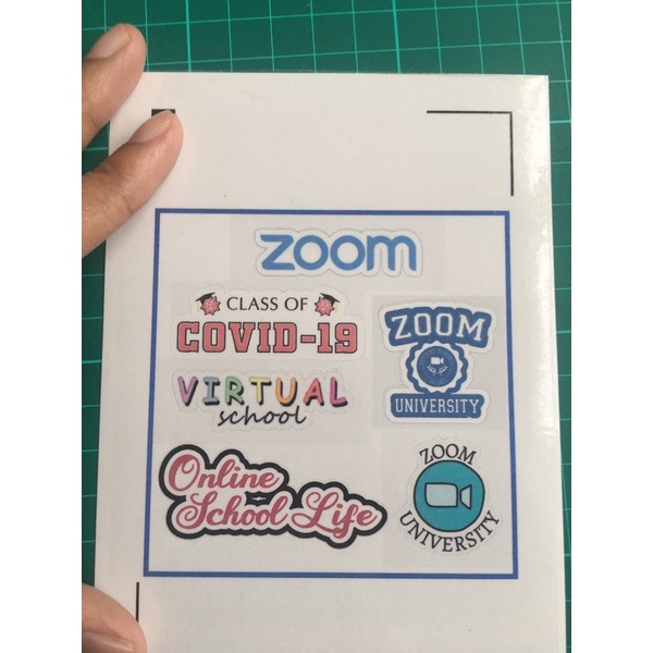 Sticker Online School Sticker Zoom Stiker School from home stiker sekolah aesthetic