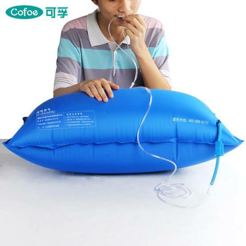 Cofoe Kantong Oksigen / Bantal Oksigen Kosong untuk Isi Ulang Oksigen - Praktis Ringan Hemat Tempat