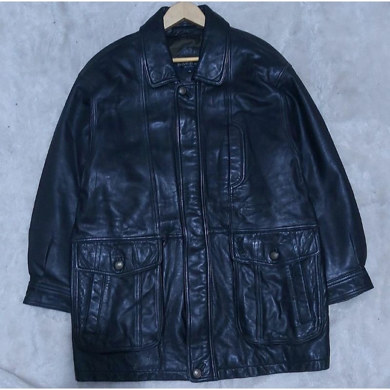 vintage YSL Saint Laurent leather jacket