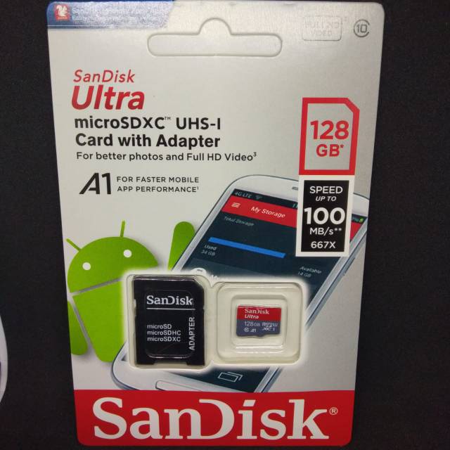 Sandisk карта памяти 128