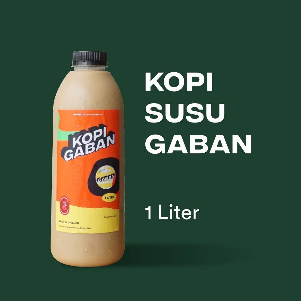 

KOPI GABAN - Kopi Susu Gaban dengan Sirup Pandan 1 Liter/ Seliter