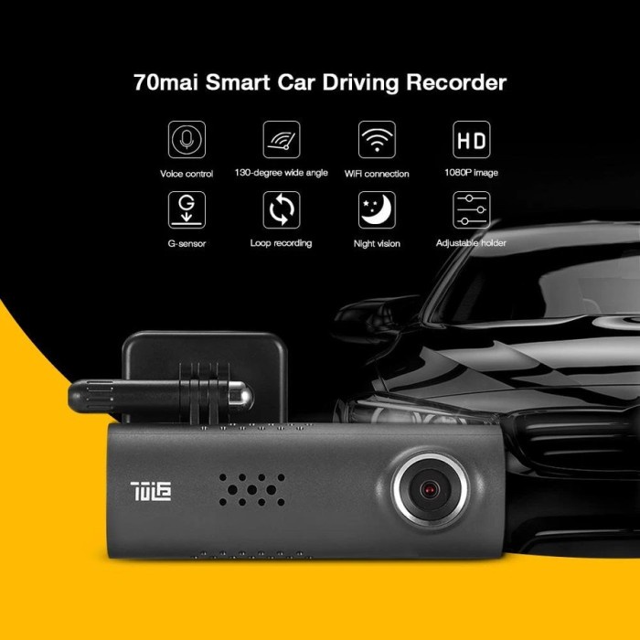 70Mai Smart Dashcam WiFi Car DVR Voice Control Global Version70mai 1S