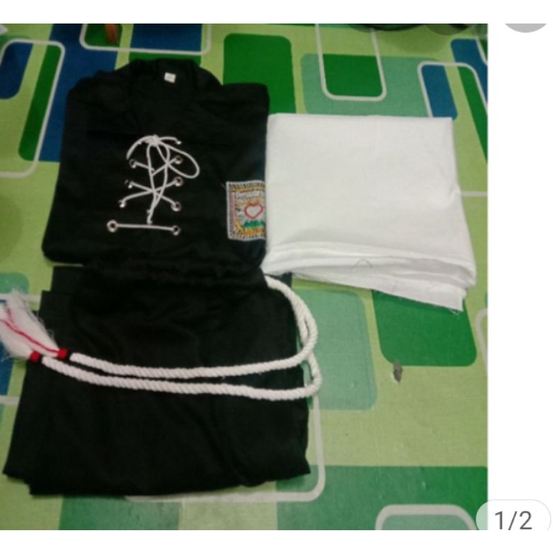 Satu set SAKRAL warga PSHT komplit sabuk mori