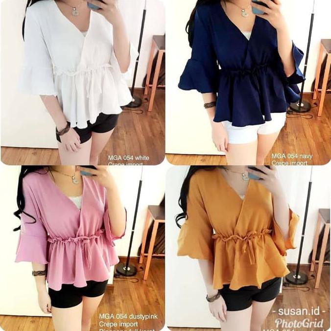 Murah Meriah  Missy Top Baju Atasan Wanita Terbaru Atasan Wanita Muslim Tunik Top