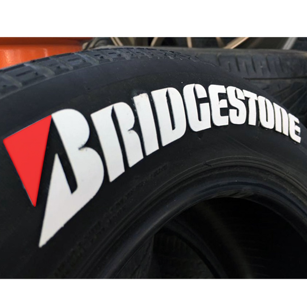 1 Set Stiker Karet Tulisan Bridgestone Siamese Untuk Dekorasi Velg Mobil 1