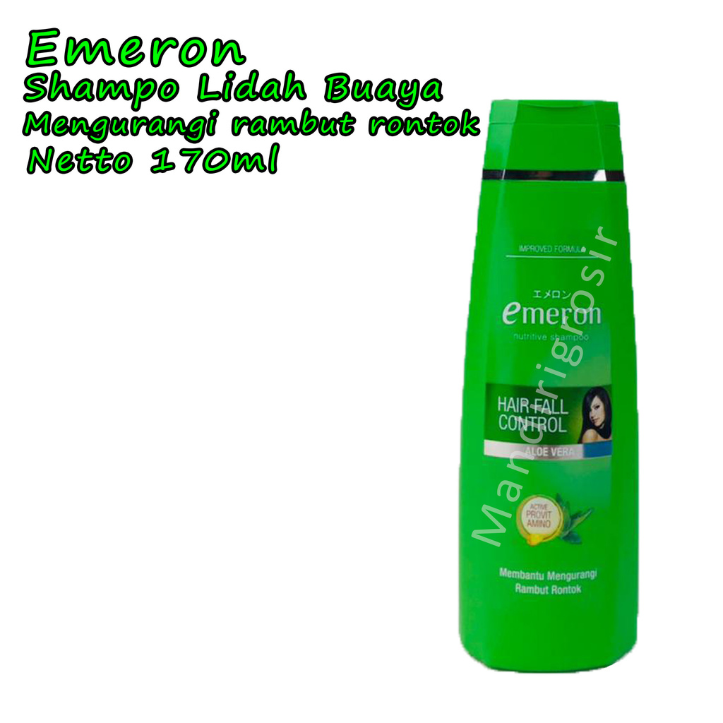 Emeron * Shampo * Lidah buaya * Mengurangi rambut rontok * 170ml