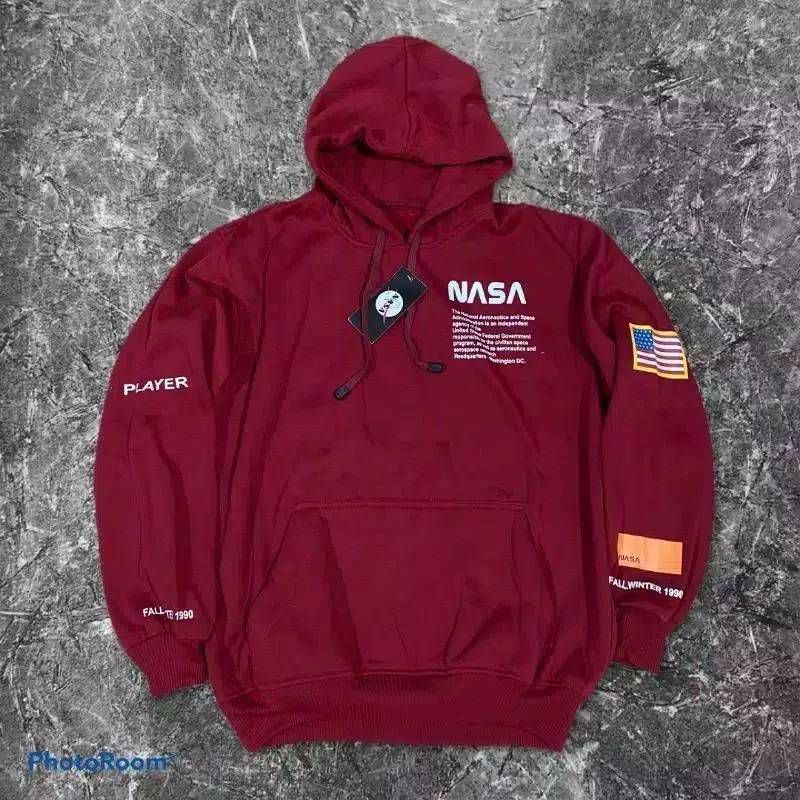 HOODIE NASA PRIA|| HODIE PRIA WANITA BAHAN FLEECE PREMIUM