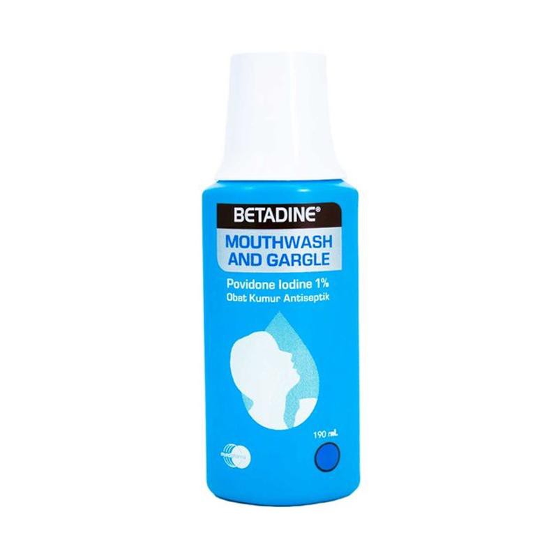 Betadine Mouthwash Gargle 190 Ml Shopee Indonesia