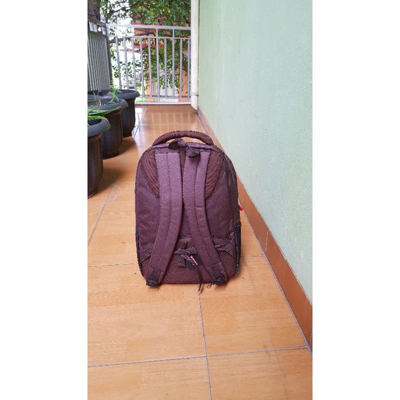 Tas Ransel Laptop Bisnis Kerja Kuliah Sekolah TasPunggung Polo Felix Sport Coklat