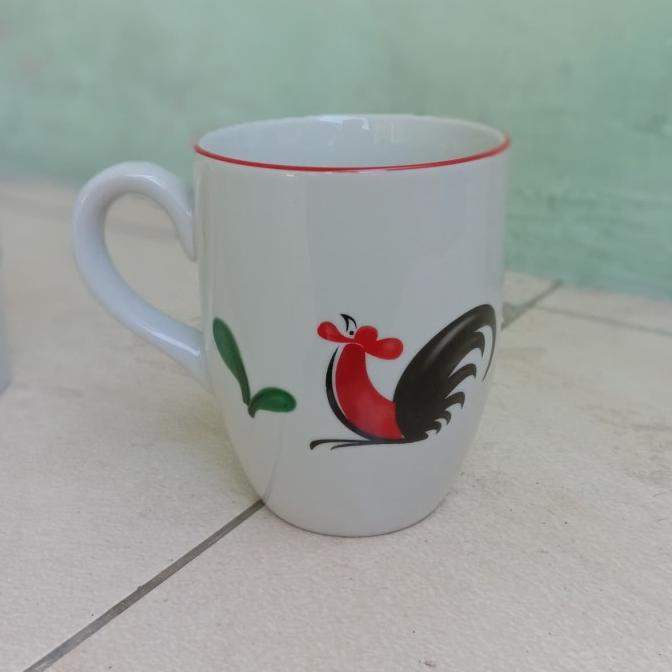 ] MUG CANGKIR KERAMIK AYAM JAGO