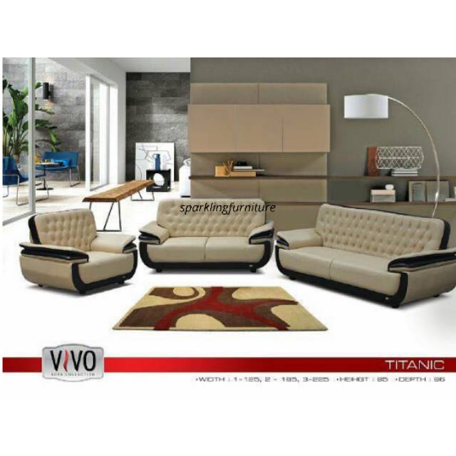 Sofa Titanic Vivo 321 Garansi 10 Tahun