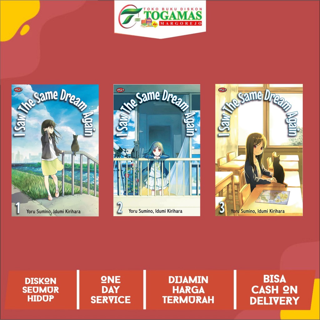 READY  KOMIK I SAW THE SAME DREAM AGAIN 01 / 02 / 03 (TAMAT) KARYA YORU SUMINO