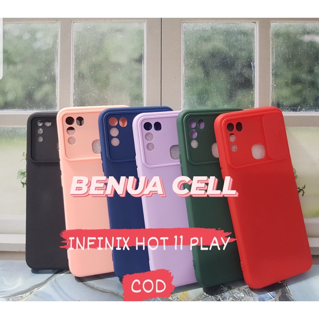 INFINIX HOT 11 PLAY - CASE SLIDE KAMERA INFINIT HOT 11 PLAY - SOFTCASE SLIDING KAMERA - BC