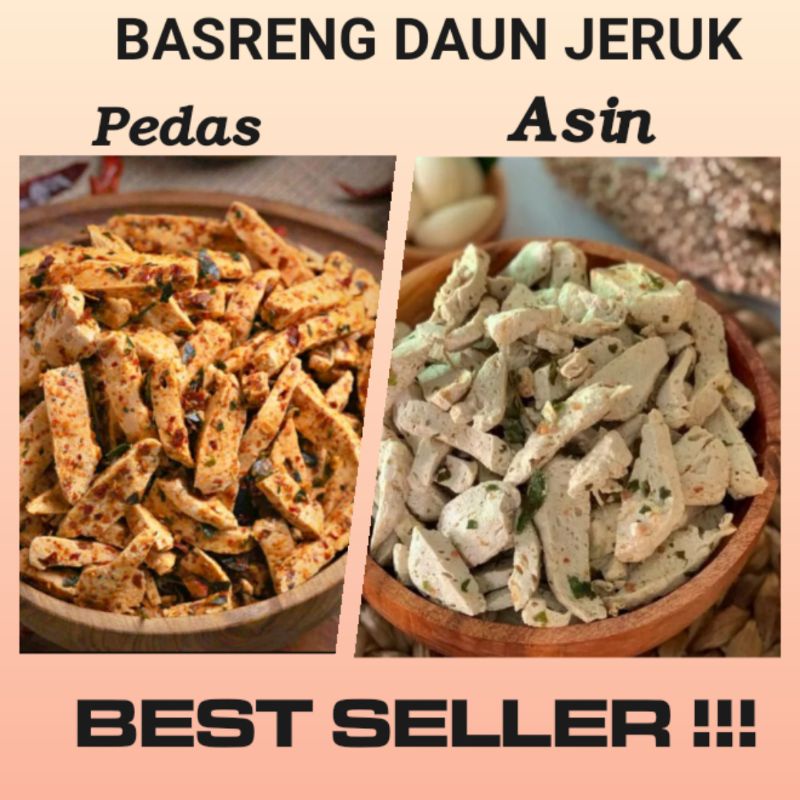 

basreng pedas daun jeruk / baso goreng pedas