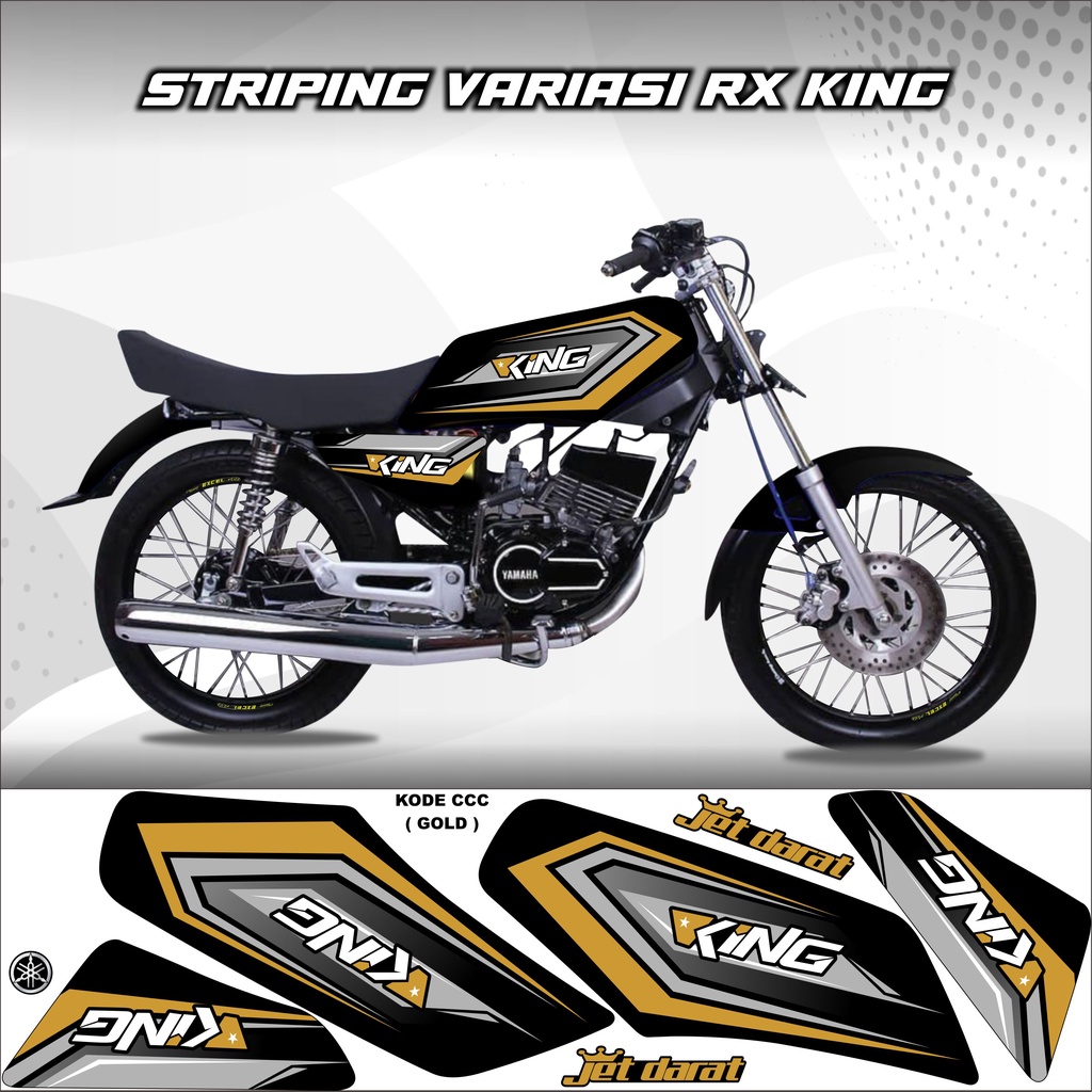 Sticker Rx King Variasi Stiker Striping Rx King Kode CCC