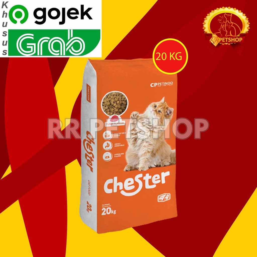 GOSEND Chester Cat Food Adult Makanan Kucing Dewasa Tuna 20 Kg
