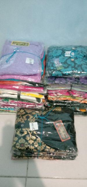 Gamis Batik Cap Soft Mawar Busui