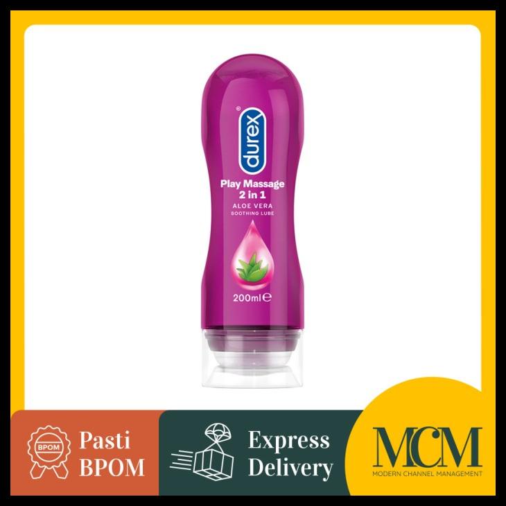Pelumas Durex Play Massage 2-In-1 Bottle Isi 200 Ml - Pelumas Vagina Kode 1081
