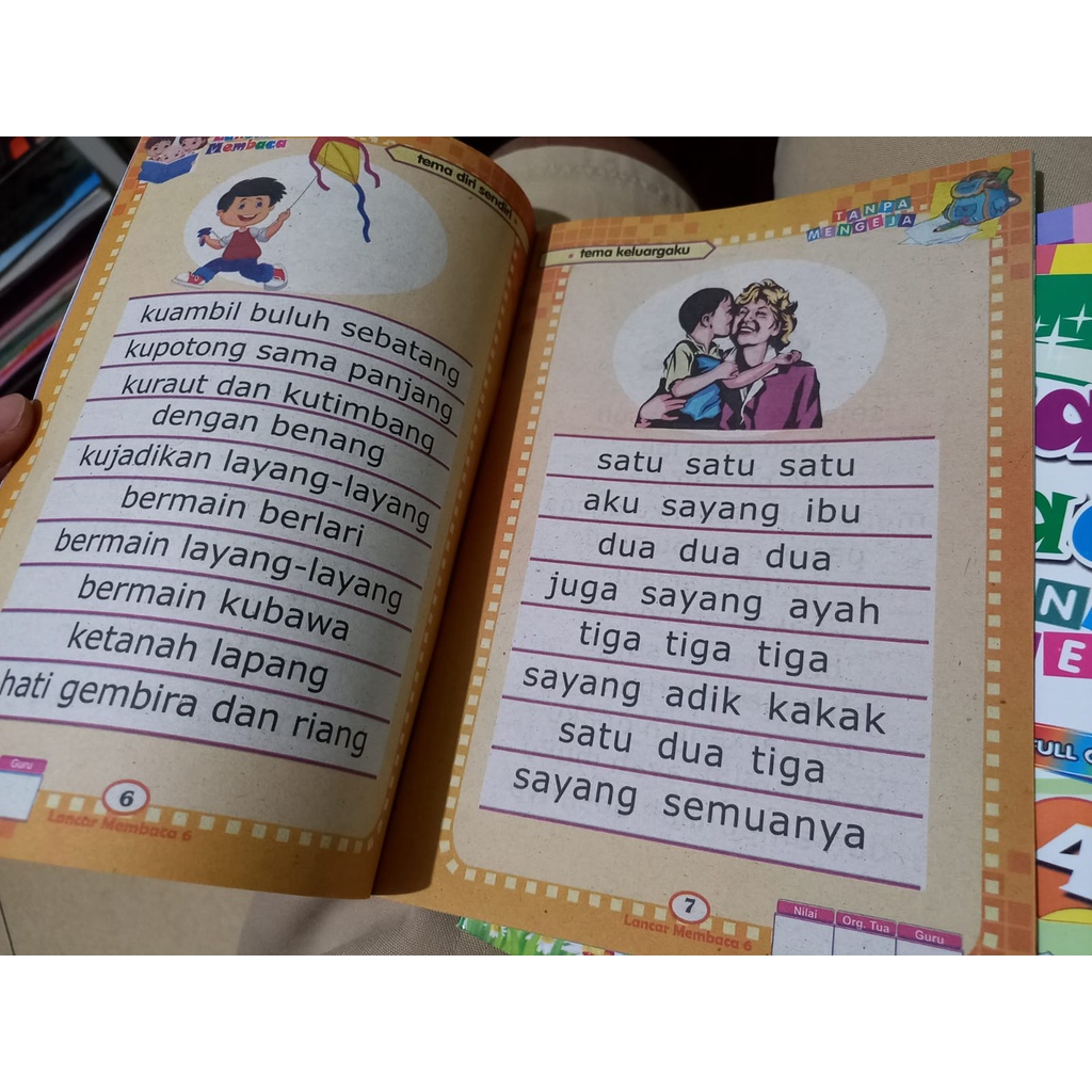 1 Set Lancar Membaca Tanpa Mengeja (Isi 6 Buku)