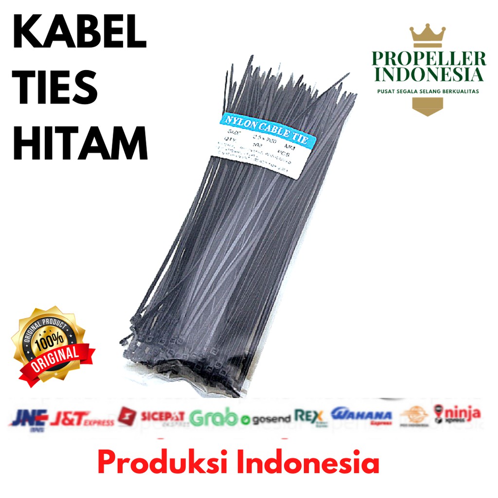 Kabel Ties Hitam Kabel Tis Kabel Pengikat Hitam