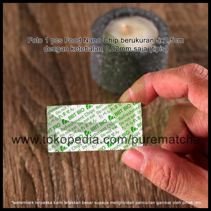 

Food Nano Chip Refreshment Chips Bbt Bio Pengganti Silica Gel 1200Pcs