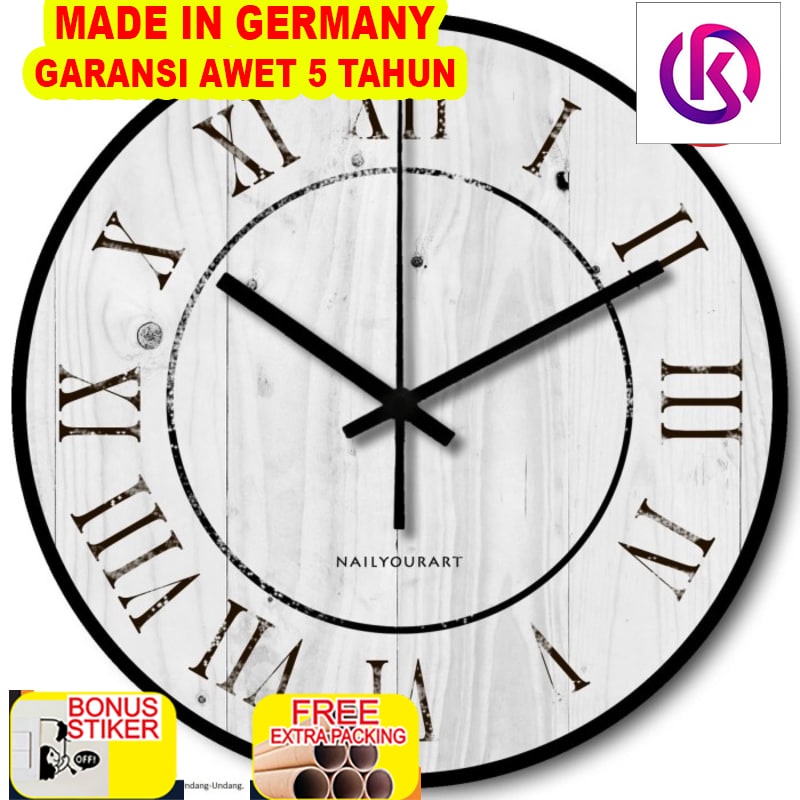 

Terlaris Jam Dinding Unik Artistik - Palewood Wall Clock