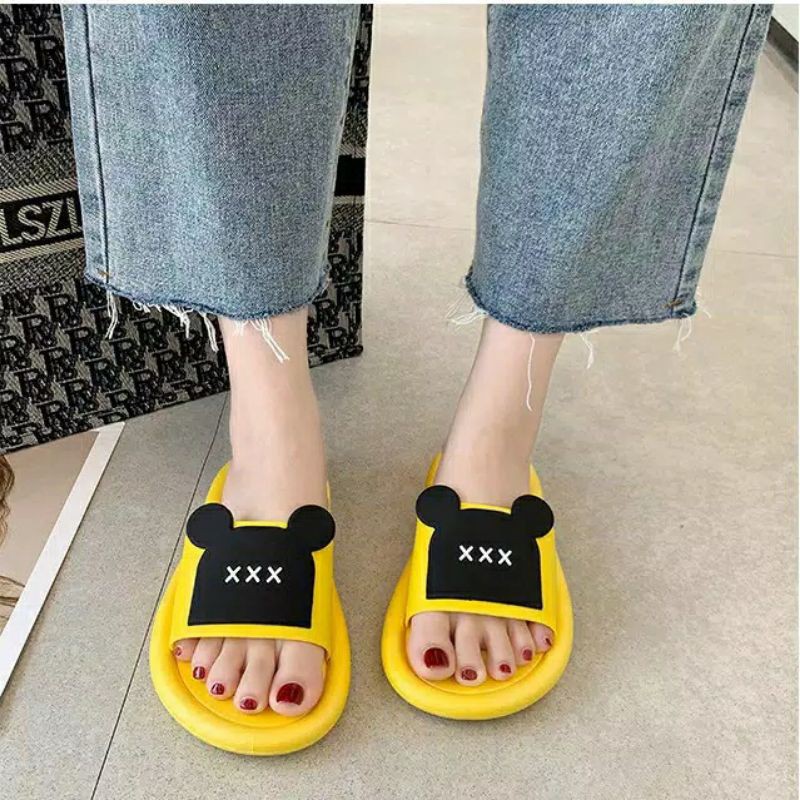 SANDAL WANITA KARAKTER MOUSE SELOP XXX