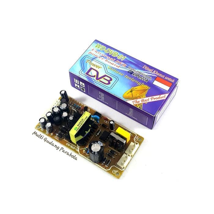 Unik Power Supply Receiver Universal HD Ready Support (mp2,mp4,HD) Diskon