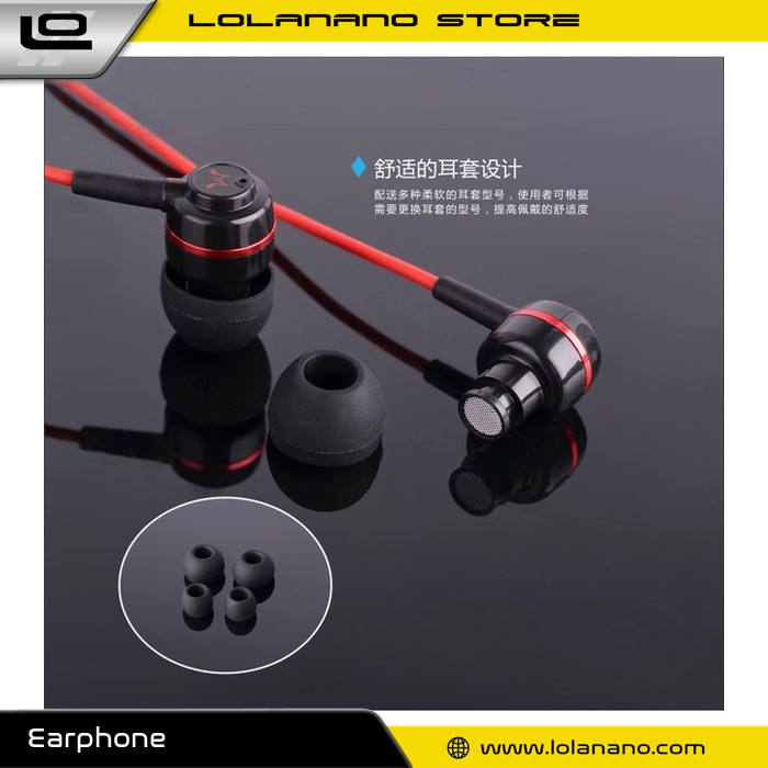 Grab Medan SoundMAGIC Earphones In-ear Sound Isolating Powerful Bass with Mic ES18S Black/Silve