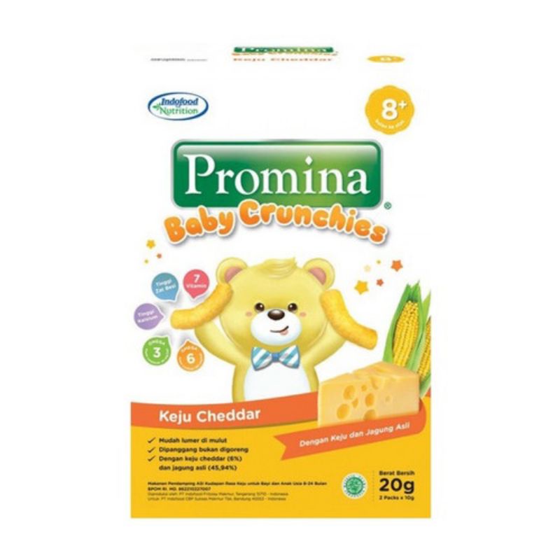 PROMINA BABY CRUNCHIES RASA KEJU CHEDDAR 20g DAN RUMPUT LAUT