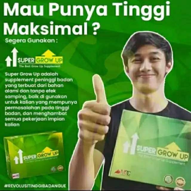 

SUPER GROW UP SUSU PENINGGI BADAN ORIGINAL SUPLEMEN OBAT PENINGGI BADAN KAPSUL SUPERGROWUP COD