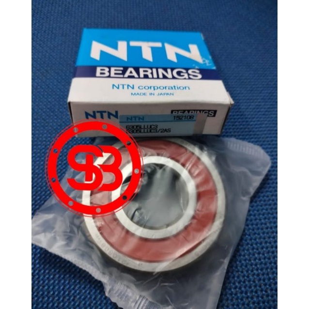 Bearing 6305 2RS / LLU / 6305 2RS C3 NTN JAPAN ORIGINAL