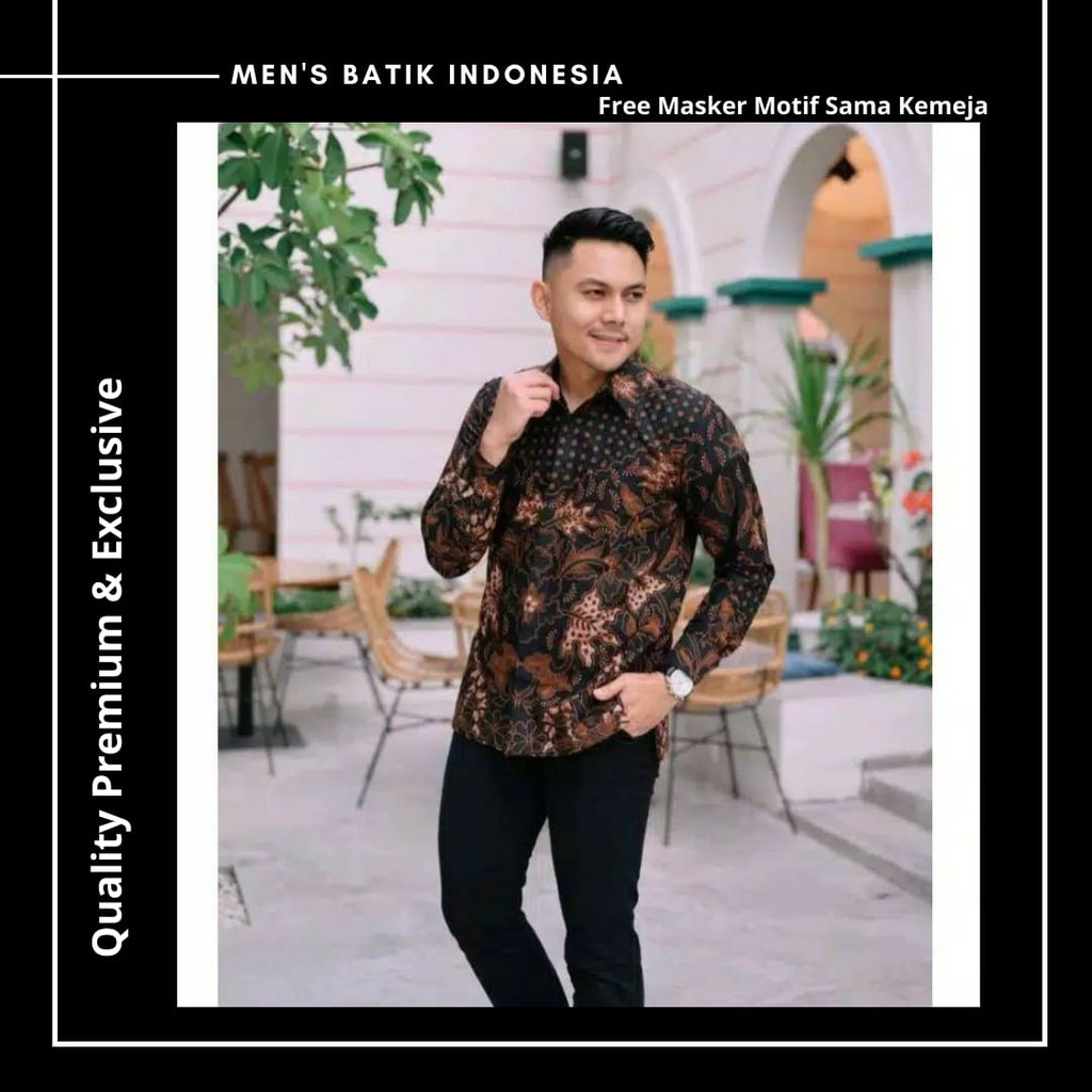 BATIK PRABU MESEM PREMIUM BATIK EXCLUSIVE PREMIUM BSO kemeja batik pria lengan panjang terbaru ORIGINAL