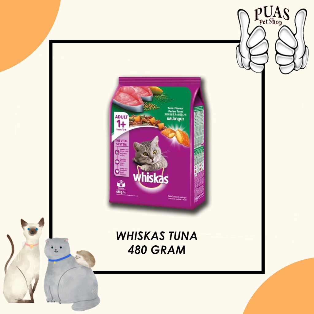 Whiskas Tuna 480gr