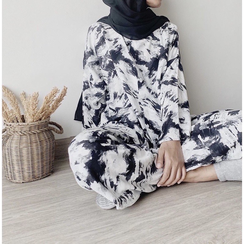 SKY ONE SET / SETELAN RAYON WANITA