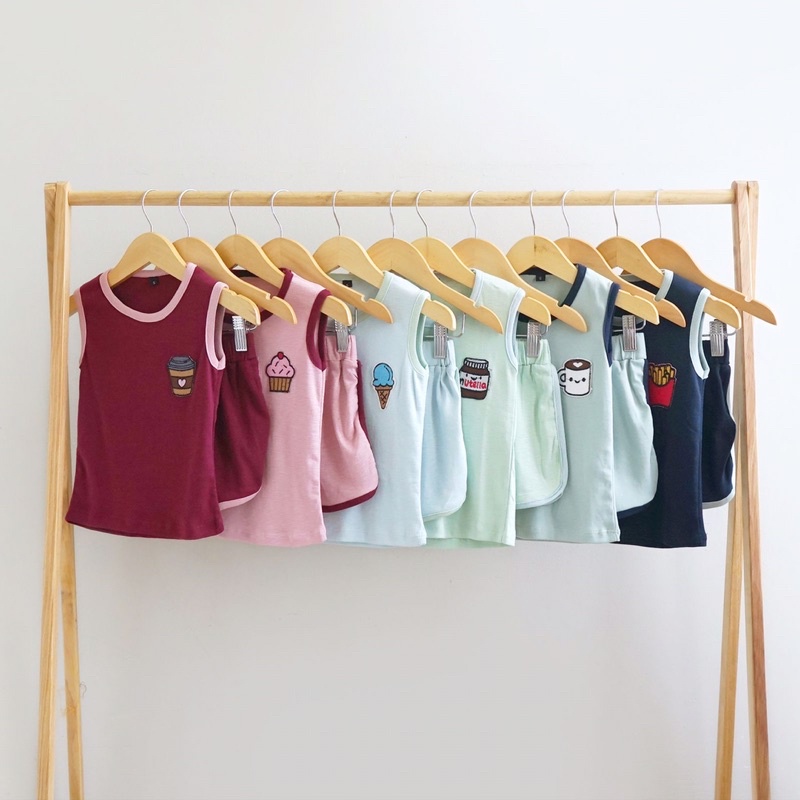 RACHIDKIDS / SETELAN KUTANG ANAK LUCU / PATCHES SET / DAILY SET ANAK