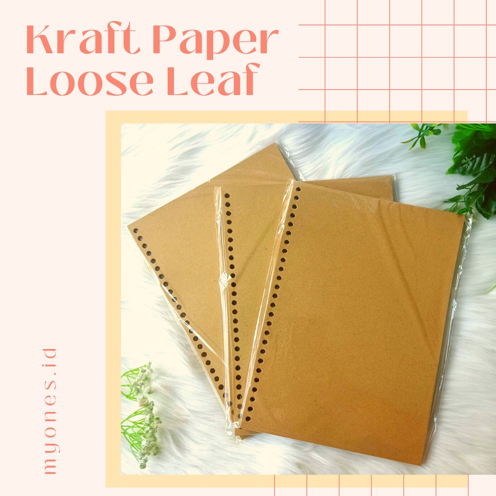 

LOOSE LEAF B5 KRAFT PAPER / ISI BINDER B5 / KERTAS FILE