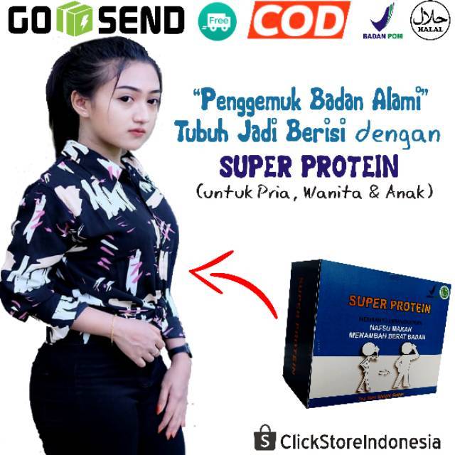 

OBAT PENGGEMUK BADAN PERMANEN SUSU SUPER PROTEIN UNTUK DEWASA PRIA ANAK (OBAT GEMUK BADAN PERMANEN)