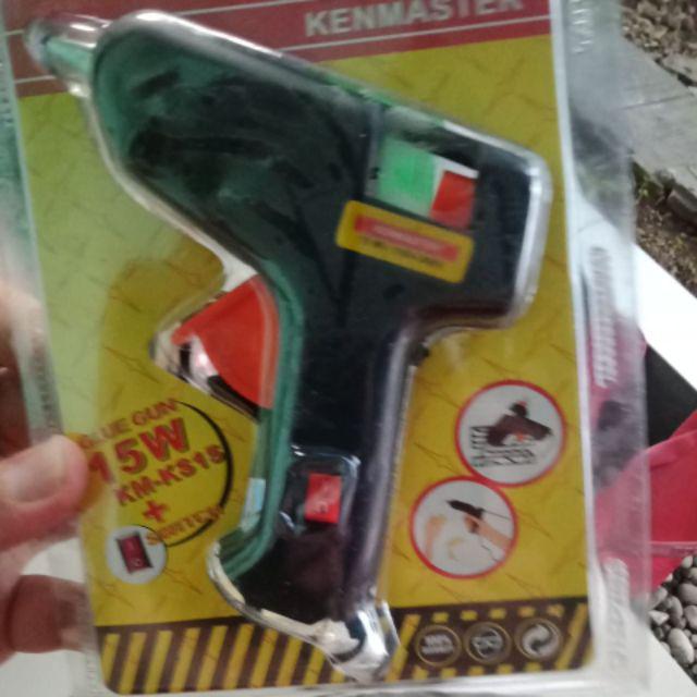 Kenmaster Km-ks15 Glue Gun 15watt Switch On Off - Lem Tembak